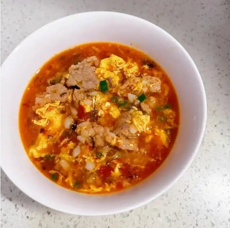 番茄牛肉蛋花汤